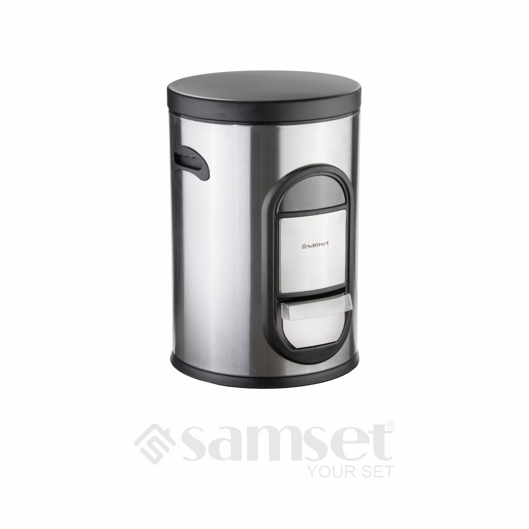 ظرف برنج 10 کیلویی پیمانه دار سام ست ( استیل )